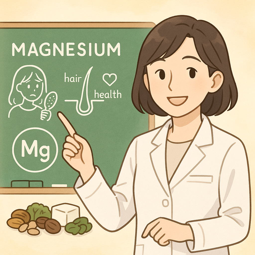 マグネシウムは抜け毛や白髪を改善する?効果や摂取量など薬剤師が解説!